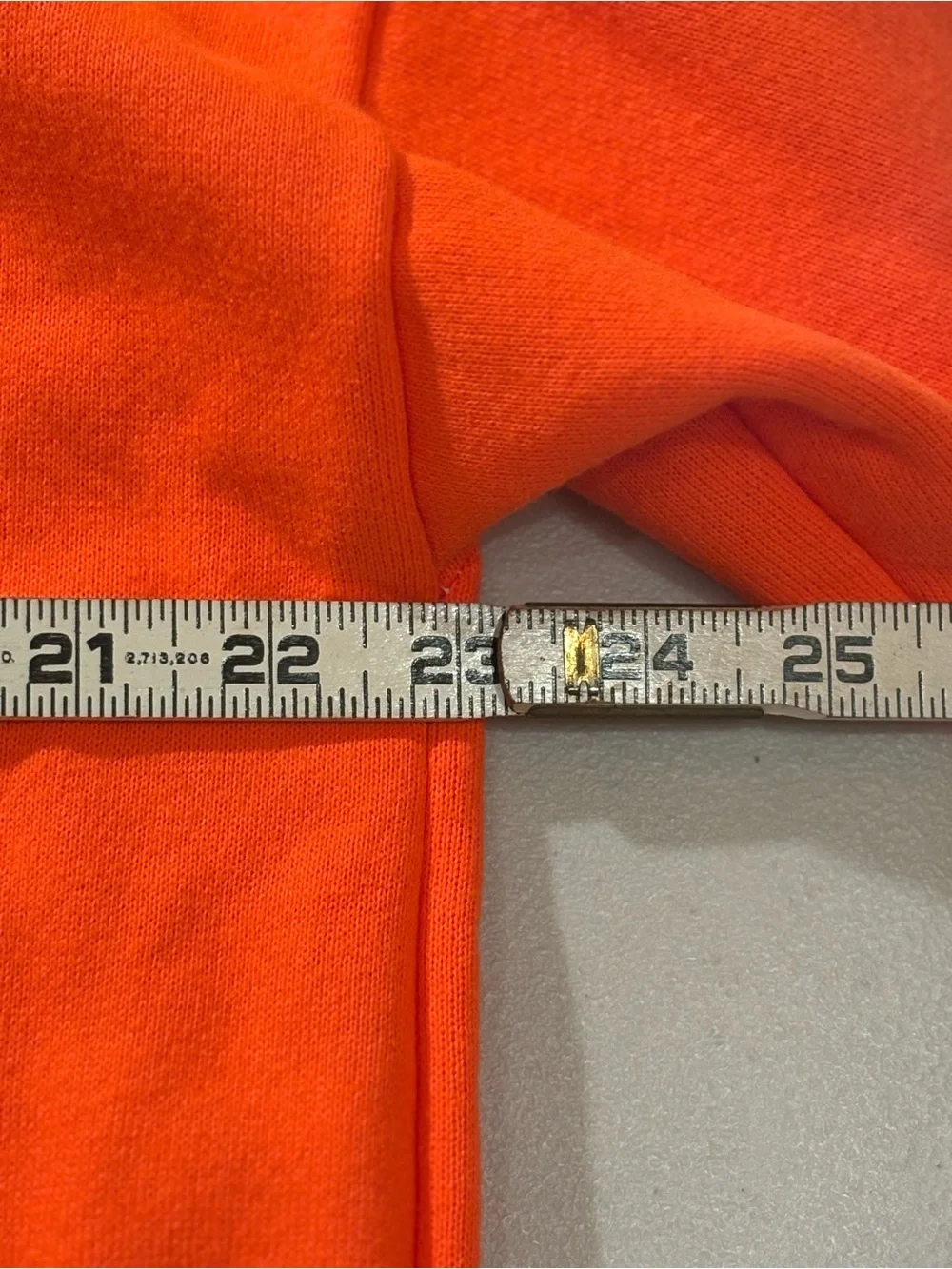 Vintage 90s Kidcore Orange Fleece Sleep Gown / Lounge Dress - Size Medium